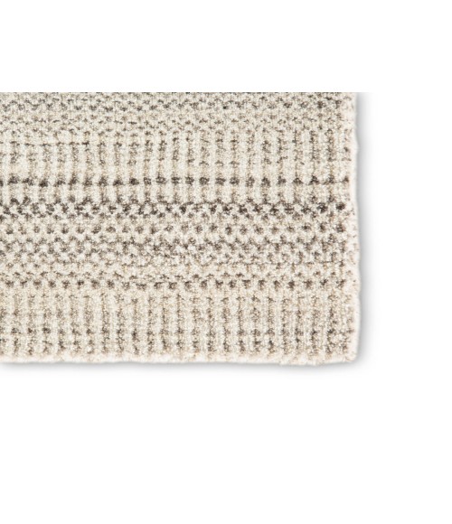 Jaipur Living Minuit Handmade Geometric Beige/ Gray Area Rug (5'X8')