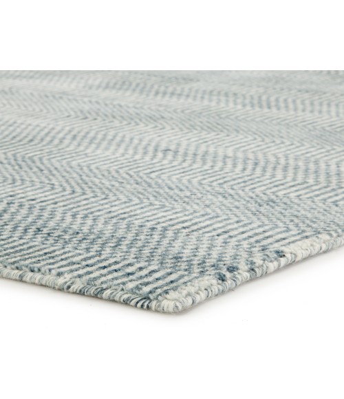 Jaipur Living Minuit Handmade Geometric Ivory/ Dark Blue Area Rug (5'X8')