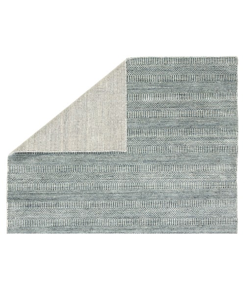 Jaipur Living Minuit Handmade Geometric Ivory/ Dark Blue Area Rug (5'X8')