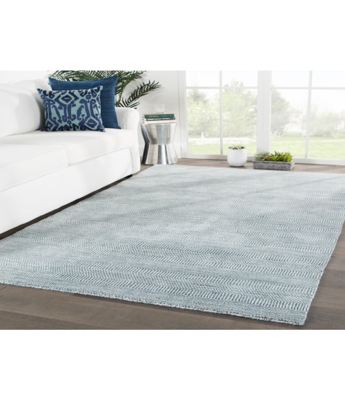 Jaipur Living Minuit Handmade Geometric Ivory/ Dark Blue Area Rug (5'X8')