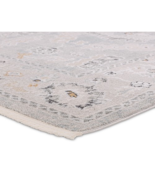 THA01 Ariene Rug Jaipur Living Ariene Oriental Gray/Cream Area Rug 5'3"X7'6"