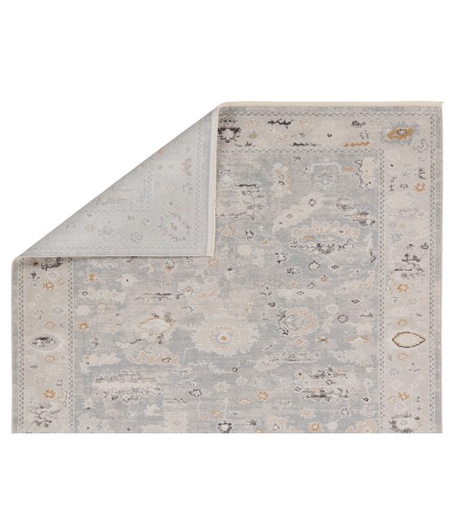 THA01 Ariene Rug Jaipur Living Ariene Oriental Gray/Cream Area Rug 5'3"X7'6"