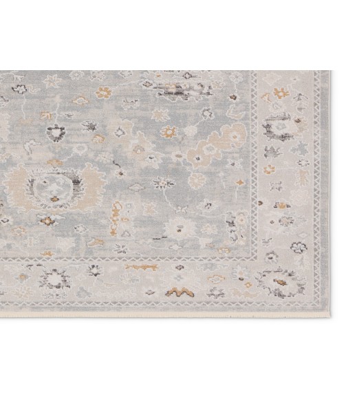 THA01 Ariene Rug Jaipur Living Ariene Oriental Gray/Cream Area Rug 5'3"X7'6"