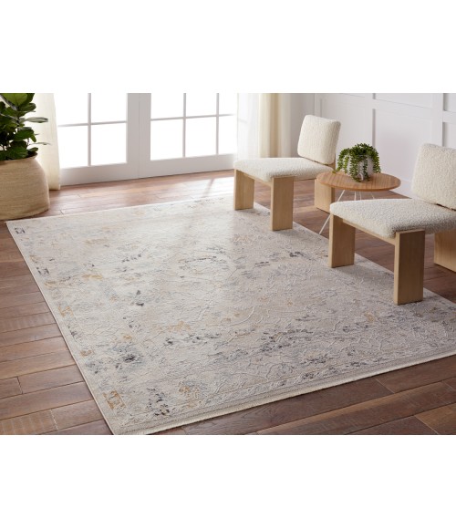 Jaipur Living Trifine Floral Gray/Cream Area Rug 9'2"X11'9"