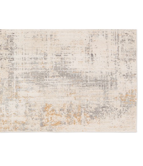 THA04 Alister Rug Jaipur Living Alister Abstract Cream/Gray Area Rug 5'3"X7'6"
