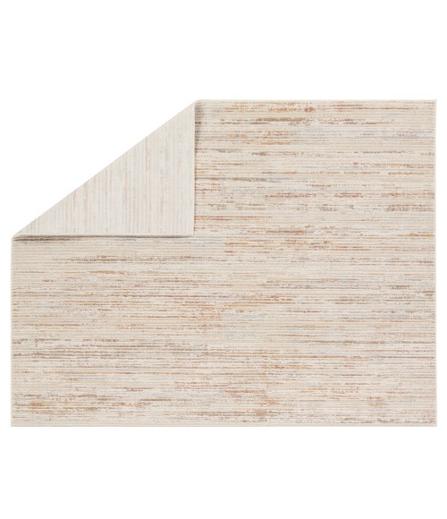 THA06 Oriel Rug Jaipur Living Oriel Striped Beige/Cream Area Rug 5'3"X7'6"