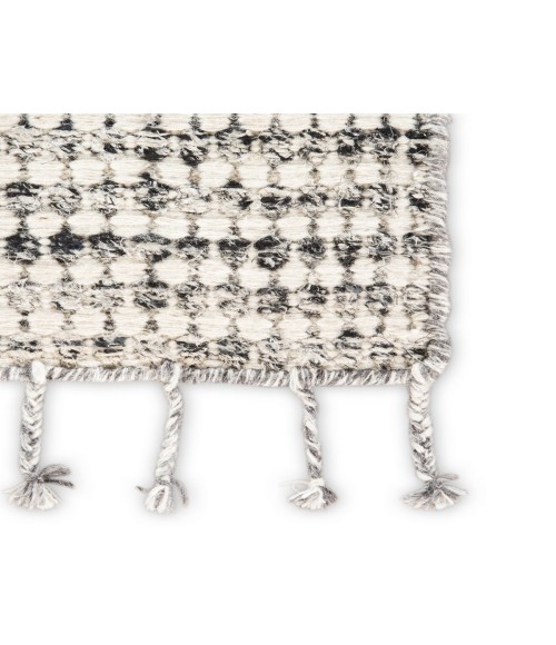 Tamil Area Rug Jaipur Living Perkins Handmade Dot Ivory/ Black Area Rug (7'10"X10'10")