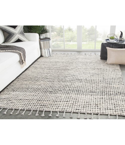 Tamil Area Rug Jaipur Living Perkins Handmade Dot Ivory/ Black Area Rug (7'10"X10'10")