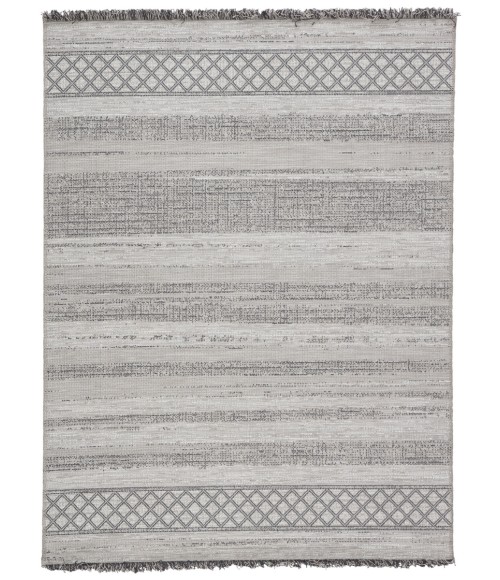 Tikal Area Rug Jaipur Living Cote Indoor/ Outdoor Trellis Gray/ Light Gray Area Rug (2'X3'7")