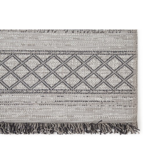 Tikal Area Rug Jaipur Living Cote Indoor/ Outdoor Trellis Gray/ Light Gray Area Rug (2'X3'7")