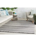 Tikal Area Rug Jaipur Living Cote Indoor/ Outdoor Trellis Gray/ Light Gray Area Rug (2'X3'7")