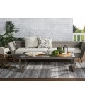 Tikal Area Rug Jaipur Living Cote Indoor/ Outdoor Trellis Gray/ Light Gray Area Rug (2'X3'7")