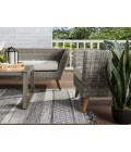Tikal Area Rug Jaipur Living Cote Indoor/ Outdoor Trellis Gray/ Light Gray Area Rug (2'X3'7")