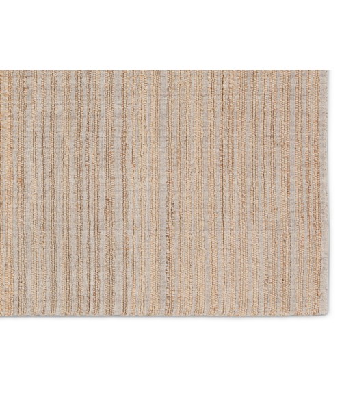 Jaipur Living Abdar Handmade Striped Tan/ Gray Area Rug 8'X10'