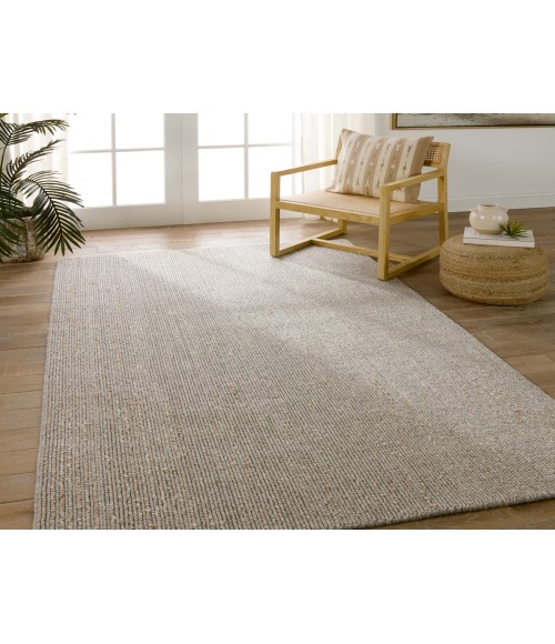 Jaipur Living Latona Handmade Striped Gray/ Brown Area Rug 5'X8'