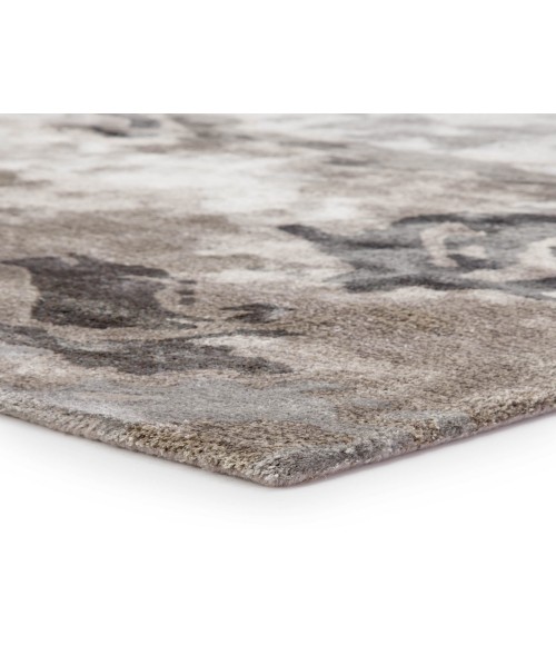 Jaipur Living Glacier Handmade Abstract Gray/ Silver Runner Rug 2'6"X10'