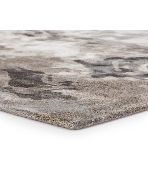 Jaipur Living Glacier Handmade Abstract Gray/ Silver Area Rug (9'X12')