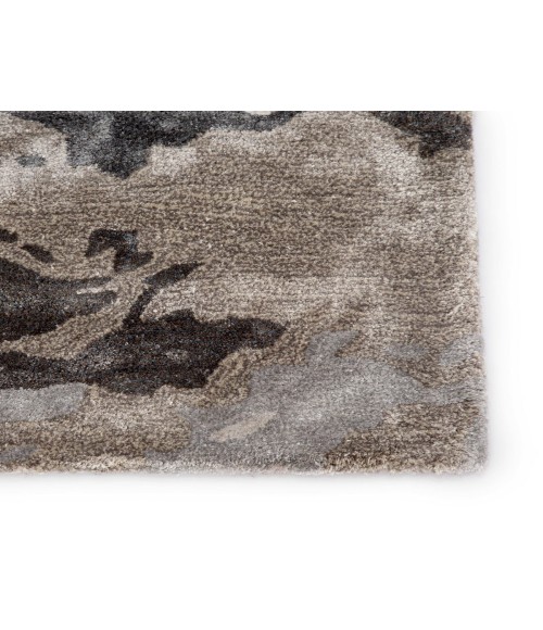 Jaipur Living Glacier Handmade Abstract Gray/ Silver Runner Rug 2'6"X10'