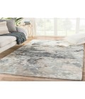 Jaipur Living Glacier Handmade Abstract Gray/ Dark Blue Area Rug (5'X8')
