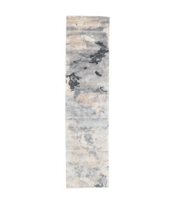 Jaipur Living Transcend Glacier TRD04 Gray - Dark Blue 2 ft. 6 in. X 10 ft. Rectangle Rug