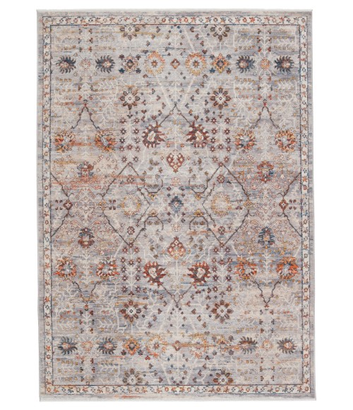 Vibe by Jaipur Living Katalia Trellis Gray/ Rust Area Rug (9'3"X13'3")