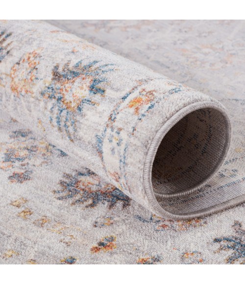 Vibe by Jaipur Living Katalia Trellis Gray/ Rust Area Rug (9'3"X13'3")