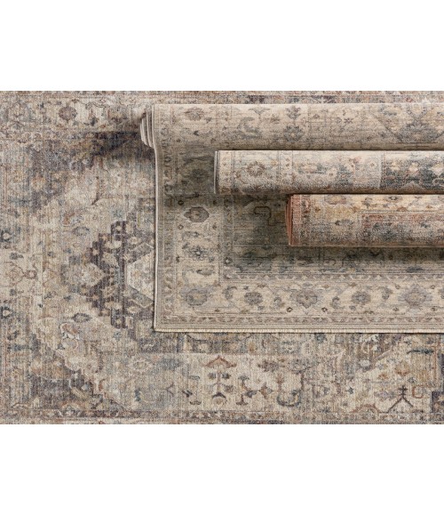 Vibe by Jaipur Living Starling Medallion Tan/ Slate Area Rug 9'3"X13'7"