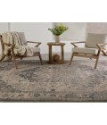 Vibe by Jaipur Living Starling Medallion Tan/ Slate Area Rug 9'3"X13'7"