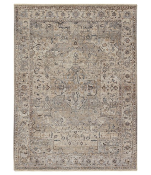 Vibe by Jaipur Living Starling Medallion Tan/ Cream Area Rug 5'3"X8'1"