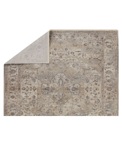 Vibe by Jaipur Living Starling Medallion Tan/ Cream Area Rug 5'3"X8'1"