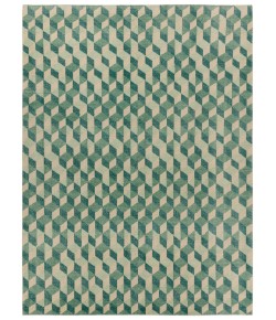 Jaipur Living Tessera By Verde Home Matrix TSS04 Green - Cream 6 ft. X 9 ft. Rectangle Rug