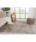 Jaipur Living Tunderra Gray TUN01 18 in. Swatch Square Rug