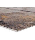 Vibe by Jaipur Living Trevena Abstract Gray/ Gold Area Rug (8'10"X12'7")