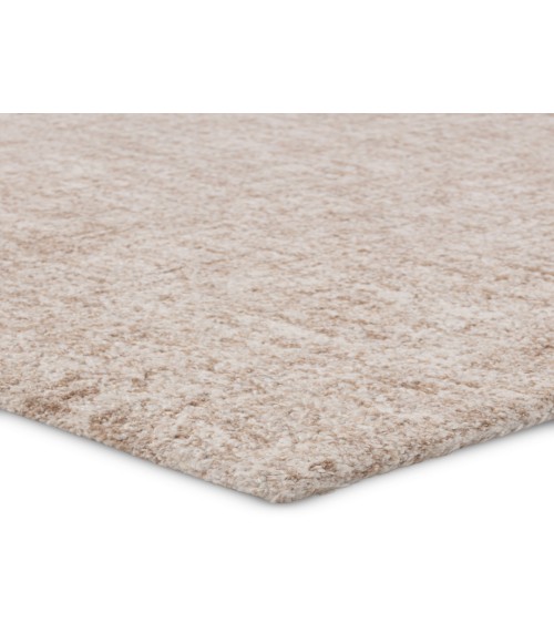 Jaipur Living Harding Handmade Indoor/Outdoor Solid Tan/Cream Runner Rug 3'X8'