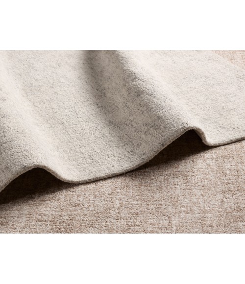 Jaipur Living Harding Handmade Indoor/Outdoor Solid Tan/Cream Runner Rug 3'X8'