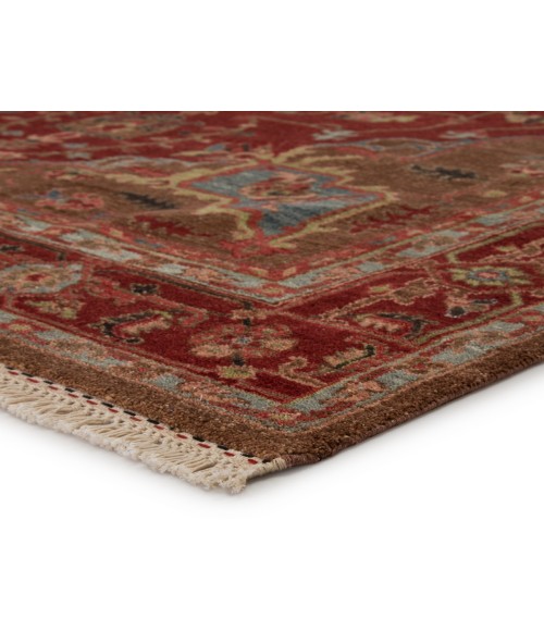 Uptown By Artemis Area Rug Artemis by Jaipur Living York Hand-Knotted Medallion Red/ Brown Area Rug (9'X12')