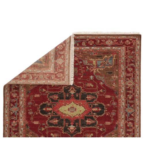 Uptown By Artemis Area Rug Artemis by Jaipur Living York Hand-Knotted Medallion Red/ Brown Area Rug (9'X12')
