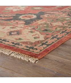 Artemis By Jaipur Living Azra Hand-Knotted Floral Red/ Black Vba02 Area Rug 8 ft. X 10 ft. Rectangle