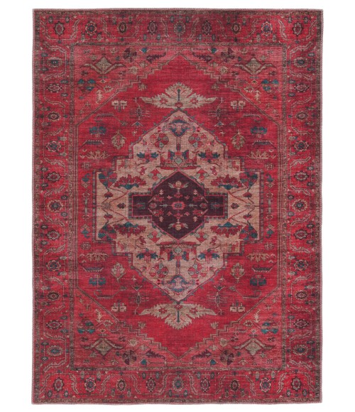 VIN01 Monroe Rug Vibe by Jaipur Living Monroe Medallion Red/ Brown Area Rug 10'6"X14'
