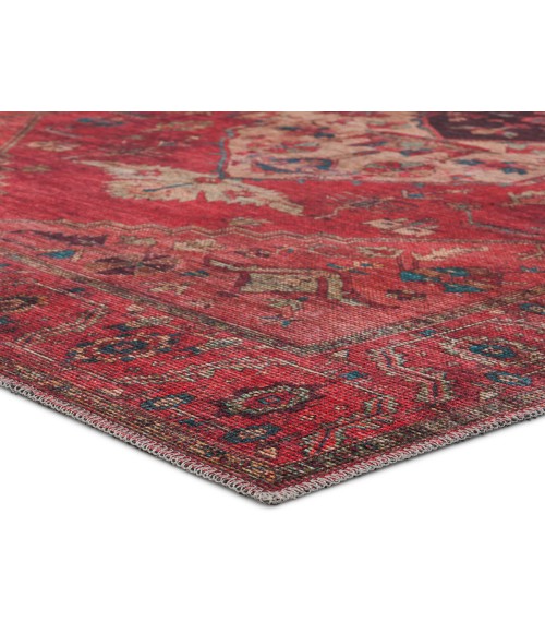 VIN01 Monroe Rug Vibe by Jaipur Living Monroe Medallion Red/ Brown Area Rug 10'6"X14'
