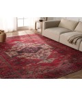 VIN01 Monroe Rug Vibe by Jaipur Living Monroe Medallion Red/ Brown Area Rug 10'6"X14'