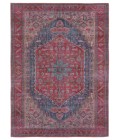 VIN02 Fairbanks Rug Vibe by Jaipur Living Fairbanks Medallion Red/ Blue Area Rug 5'3"X8'