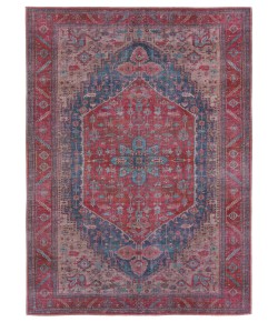 Vibe by Jaipur Living Vindage Fairbanks VIN02 Red - Blue 5 ft. 3 in. X 8 ft. Rectangle Rug