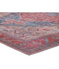 VIN02 Fairbanks Rug Vibe by Jaipur Living Fairbanks Medallion Red/ Blue Area Rug 5'3"X8'