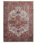 VIN03 Hepburn Rug Vibe by Jaipur Living Hepburn Medallion Rust/ Beige Area Rug 9'2"X12'