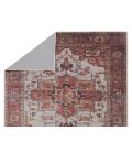 VIN03 Hepburn Rug Vibe by Jaipur Living Hepburn Medallion Rust/ Beige Area Rug 9'2"X12'