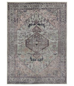Vibe by Jaipur Living Vindage Abbott VIN04 Green - Dark Brown 9 ft. 2 in. X 12 ft. Rectangle Rug