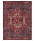 VIN06 Gloria Rug Vibe by Jaipur Living Gloria Medallion Red/ Blue Area Rug 5'3"X8'