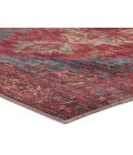 VIN06 Gloria Rug Vibe by Jaipur Living Gloria Medallion Red/ Blue Area Rug 5'3"X8'