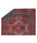 VIN06 Gloria Rug Vibe by Jaipur Living Gloria Medallion Red/ Blue Area Rug 5'3"X8'